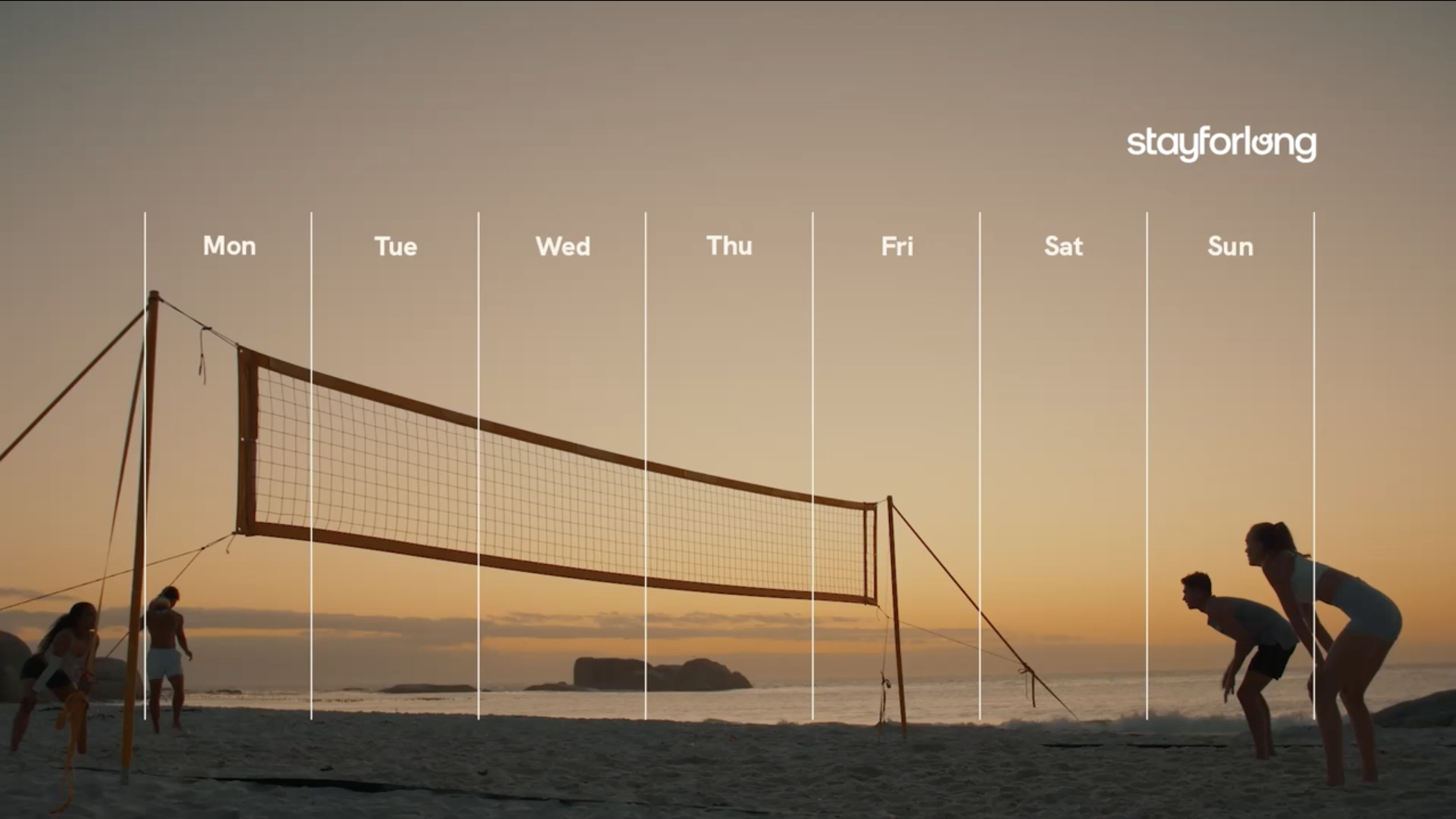 Stayforlong Losing Track Of Time campaign hero visual.